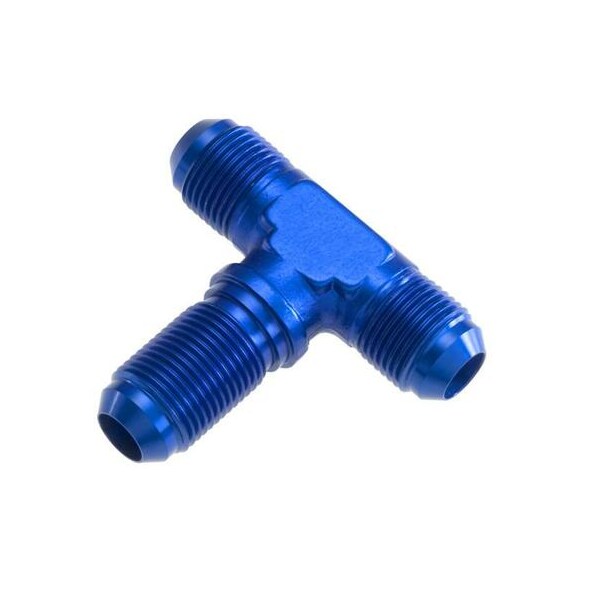 Red Horse Performance -04 MALE AN/JIC BULKHEAD TEE (BULKHEAD ON SIDE) - BLUE 834-04-1 - main